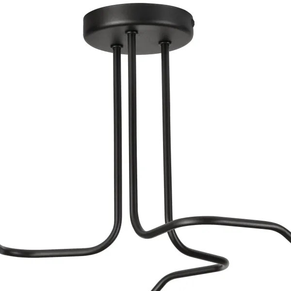 Lustră aplicată MATYLDA 3xE27/60W/230V negru