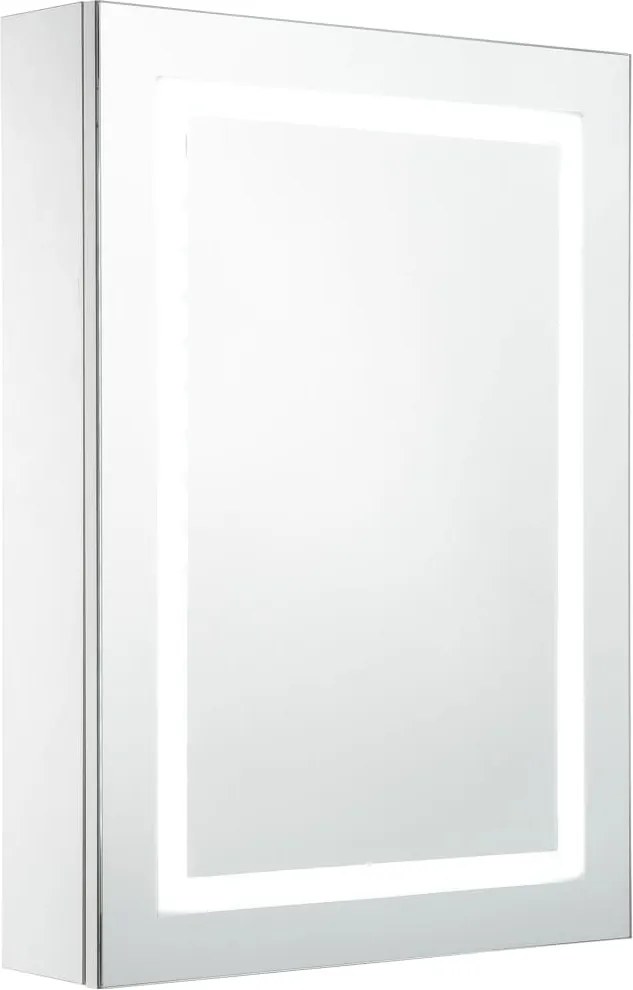 vidaXL Dulap de baie cu oglindă și LED-uri, 50 x 13 x 70 cm