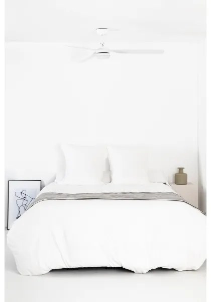 Ventilator LED dimabil de tavan FARO 33814WT-20 PUNT M LED/18W/230V alb d. 132 cm WT + telecomandă