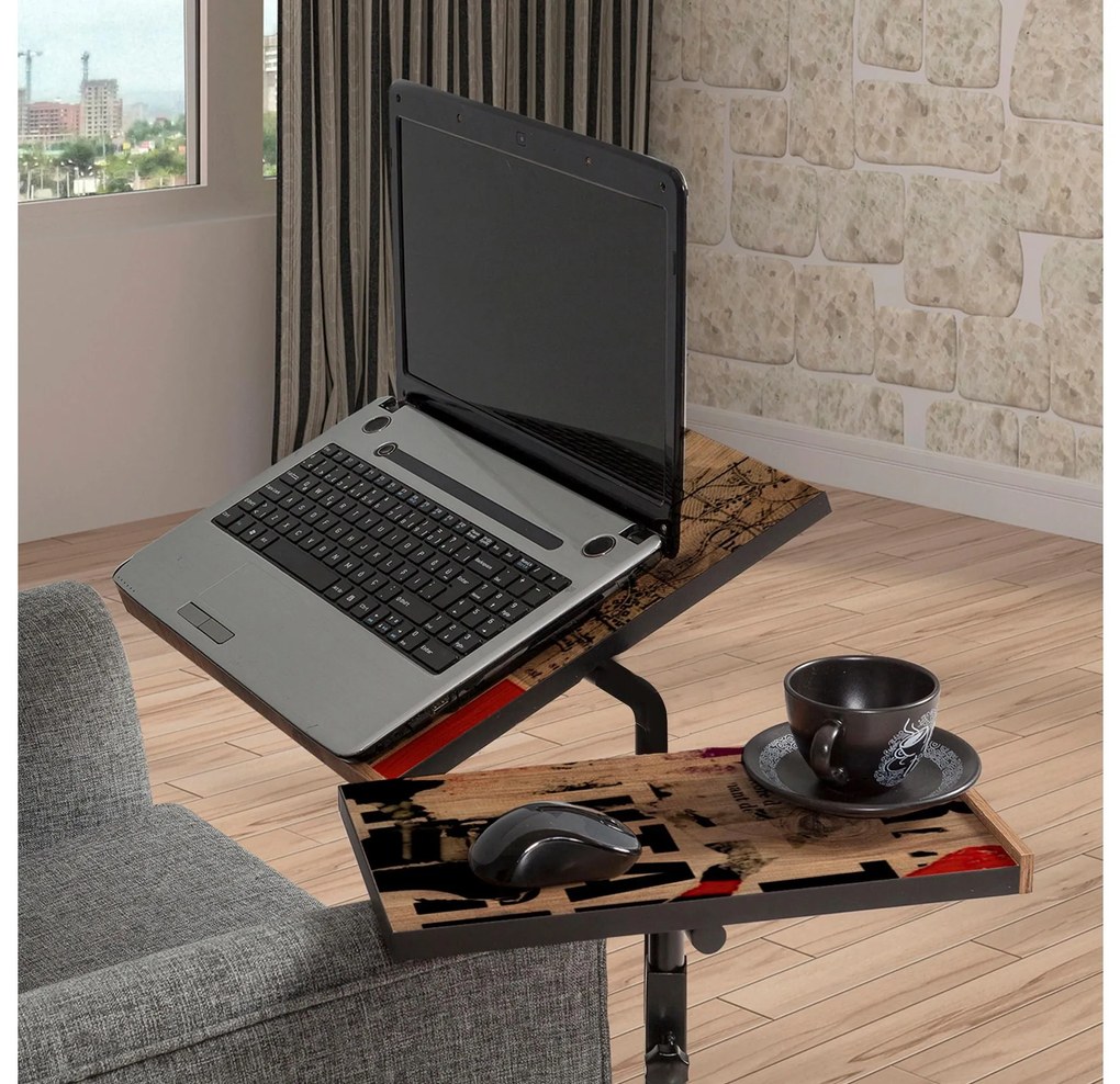 Suport pentru notebook Pobenu 1 (pin atlantic + negru). 1094061