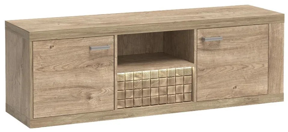 Masă TV/Dulap Nature 12 (cu iluminat LED) (Stejar ribbeck). 1057916