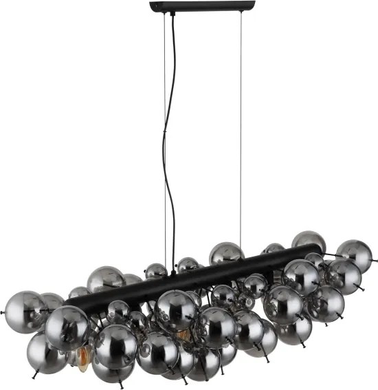 Globo 15633H1S - Lustra suspendată pe cablu UDO 6xE14/25W/230V negru