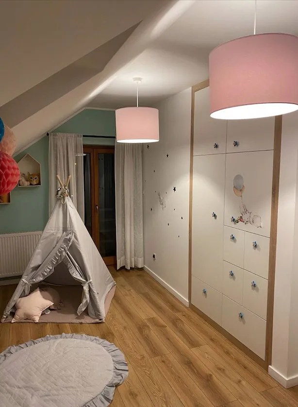 Lampadar/Lampa de podea pentru camera copii MAGIC roz