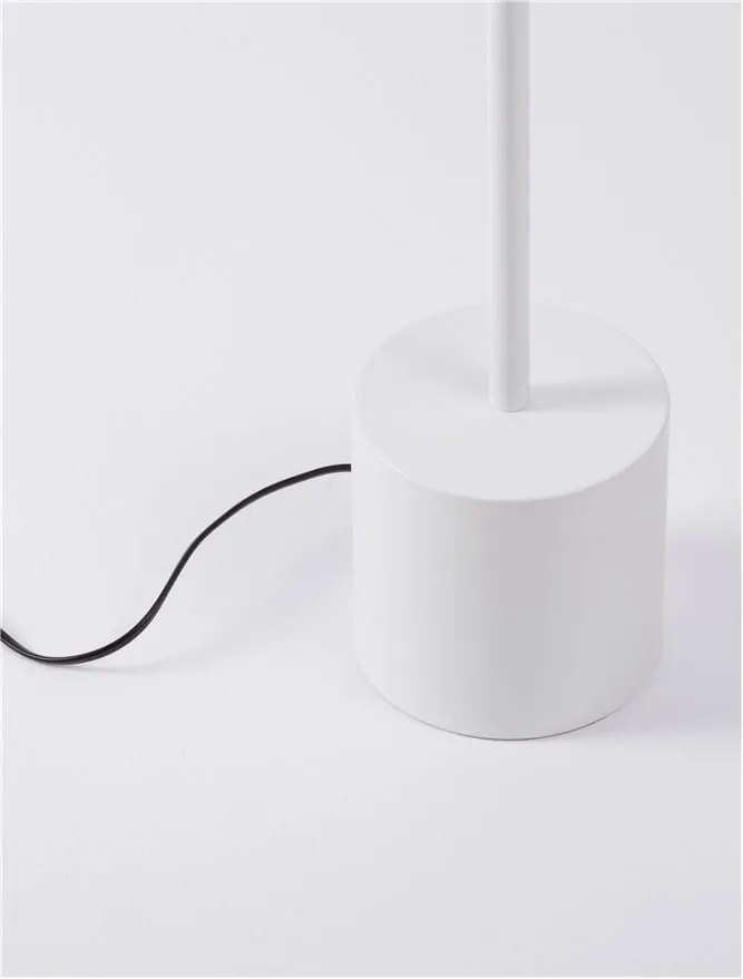 Lampa de podea LED design modern VETRO alb, D-40cm