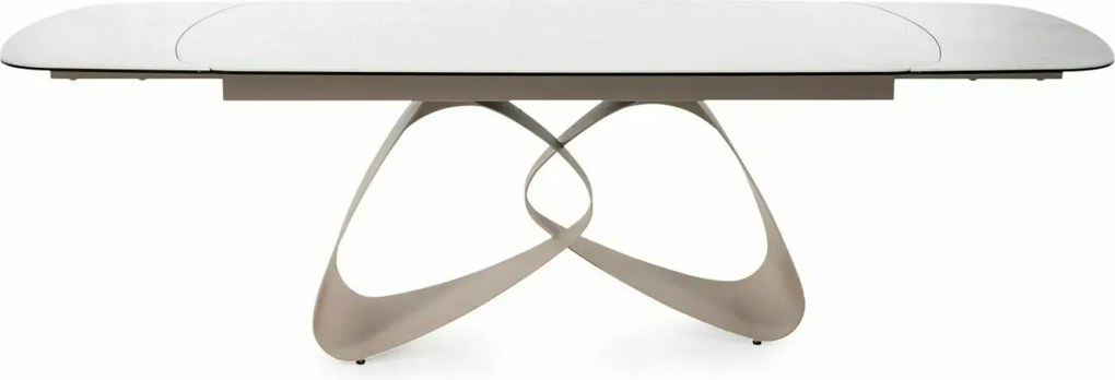 Masa extensibilă Valentino Ceramic gri deschis L120-260xl98 cm
