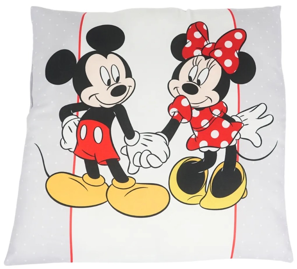 Perna decorativa MICKEY MOUSE 40x40 cm - mai multe culori Culoare: Crem