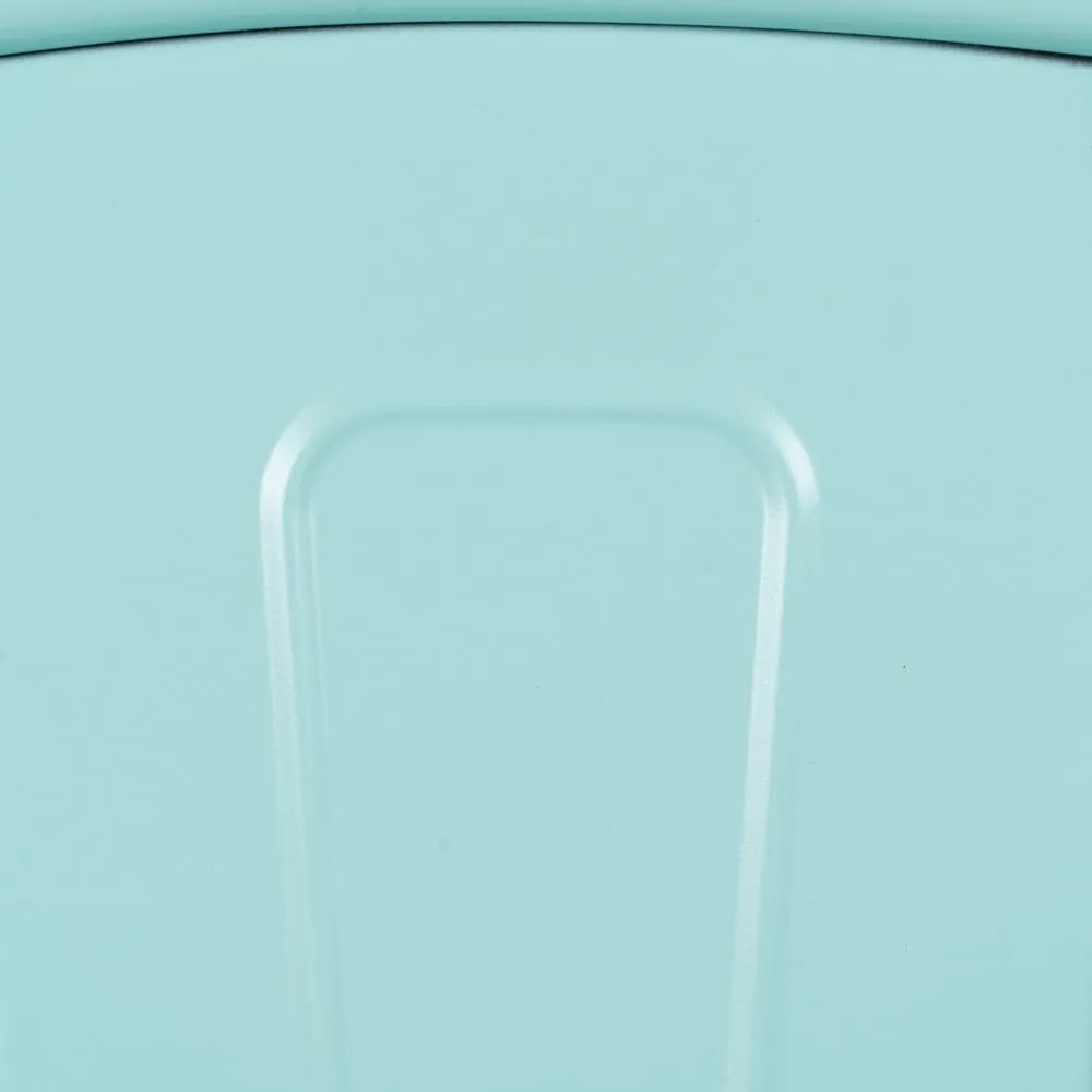 Scaune de dining turcoaz 2 buc. din metal – Ixia