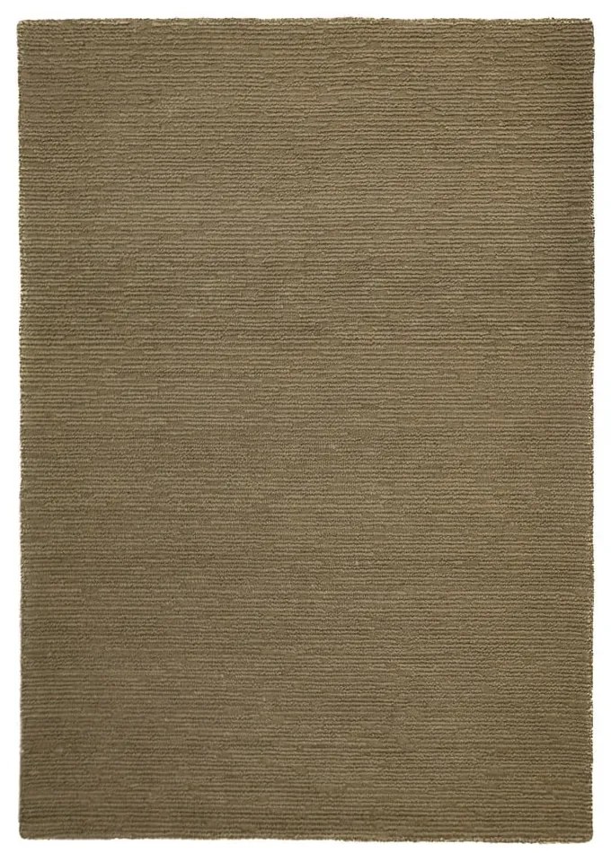 Covor kaki țesut manual din lână 200x290 cm Harris Boucle – Flair Rugs
