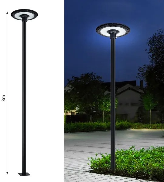 Brilagi - Lampă stradală LED pentru exterior URBANSPARK, 120W, 230V, negru, IP65