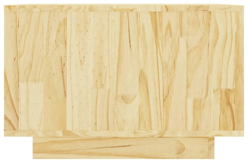 Masuta de cafea, 50x50x33,5 cm, lemn masiv de pin 1, Maro