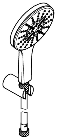 GROHE RAINSHOWER SMARTACTIVE 130 - Set de duș, 1500 mm, crom 26581000