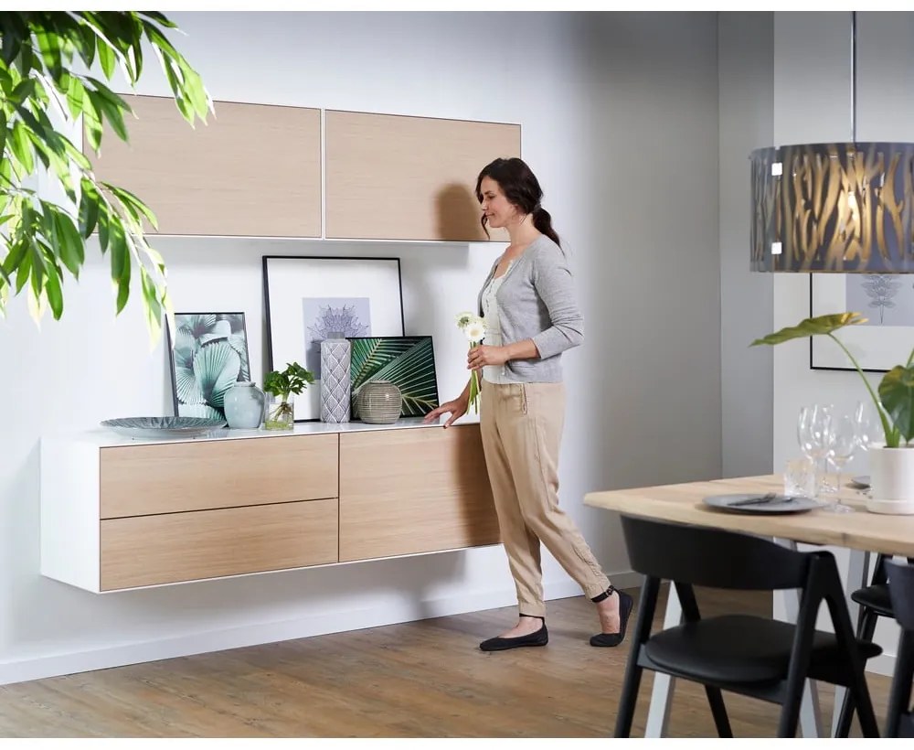 Comodă joasă în decor stejar în set de 2 180x46 cm Edge by Hammel - Hammel Furniture