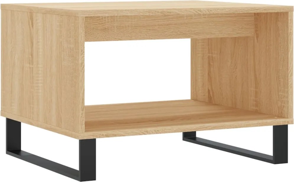 vidaXL Măsuță de cafea, stejar sonoma, 60x50x40 cm, lemn prelucrat