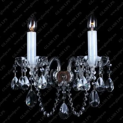 Aplica eleganta cu 2 brate cristal Bohemia N21 918/02/1-A