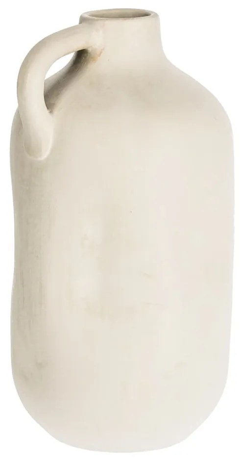 Vază din ceramică Kave Home Caetana, înălțime 55 cm, alb