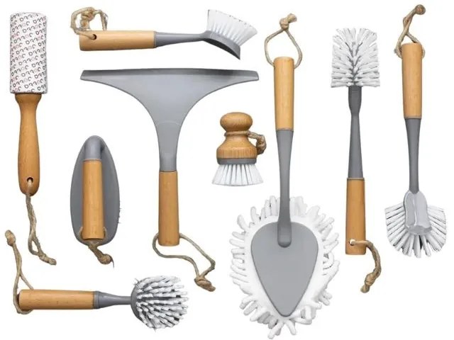 Perie cu burete pentru spalat sticle 27cm, Scandic