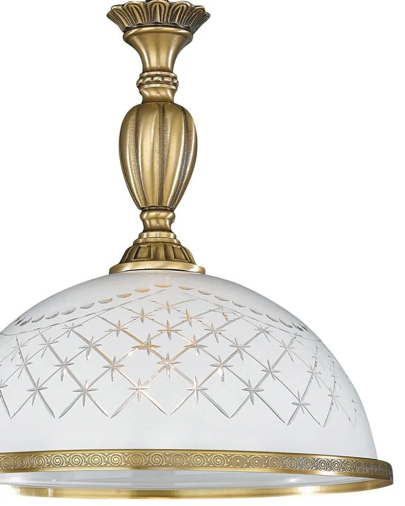 Pendul clasic design italian din alama, sticla 7002 RA-L. 7002/28