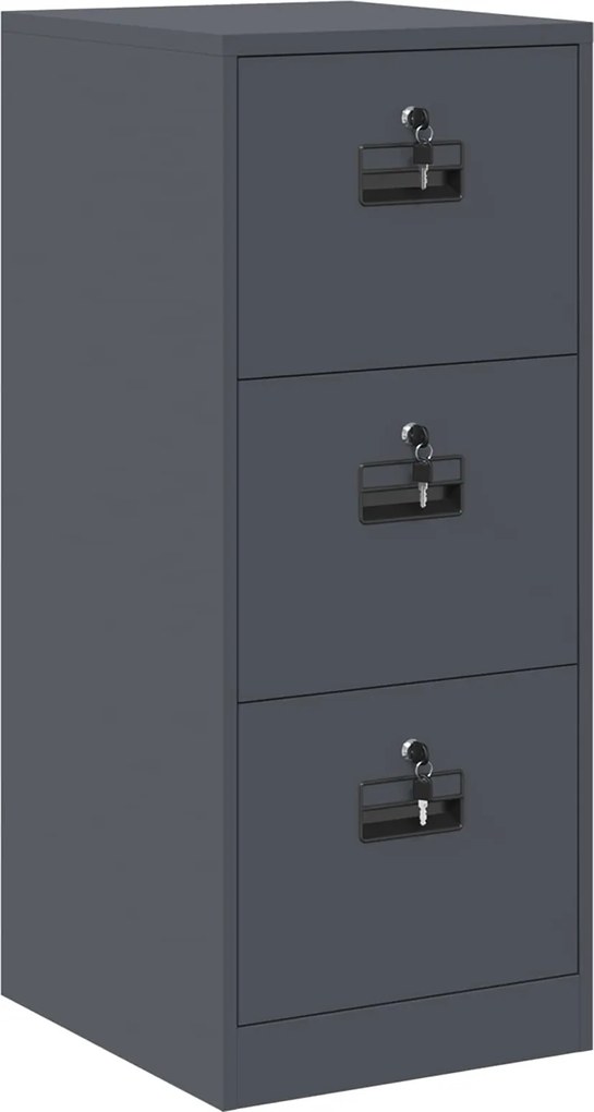 vidaXL Dulap pentru Fișiere cu sertar Antracit 44 x 50 x 106.5 cm