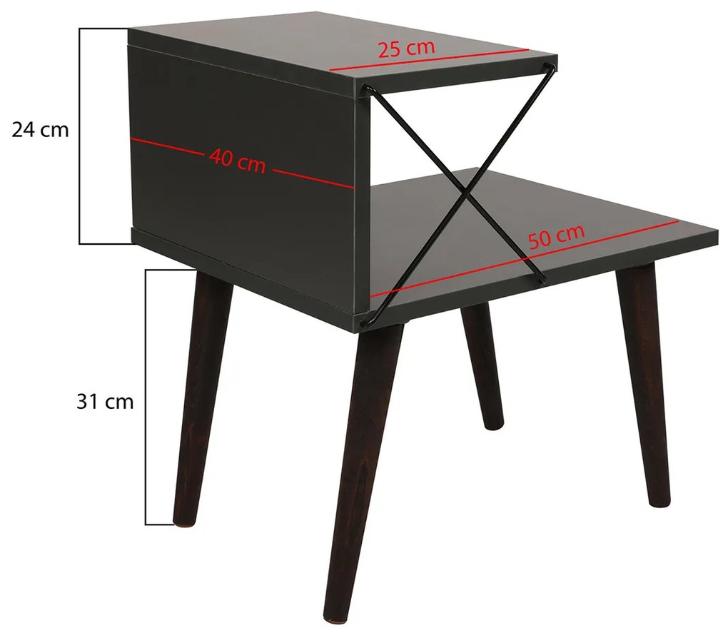Noptieră Cross Anthracite