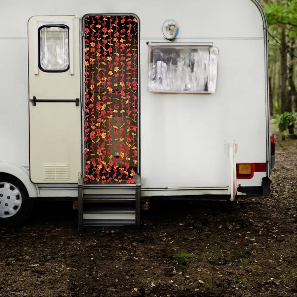 Draperie roșie 90x190 cm cu prindere la ușă Indian Summer – Maximex