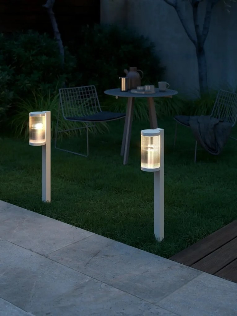 Stalp mediu pentru iluminat exterior IP54 Coupar alb