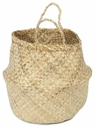 Coș de depozitare tricotat din iarbă de mareCompactor Belly, 45 x 36 cm, natural