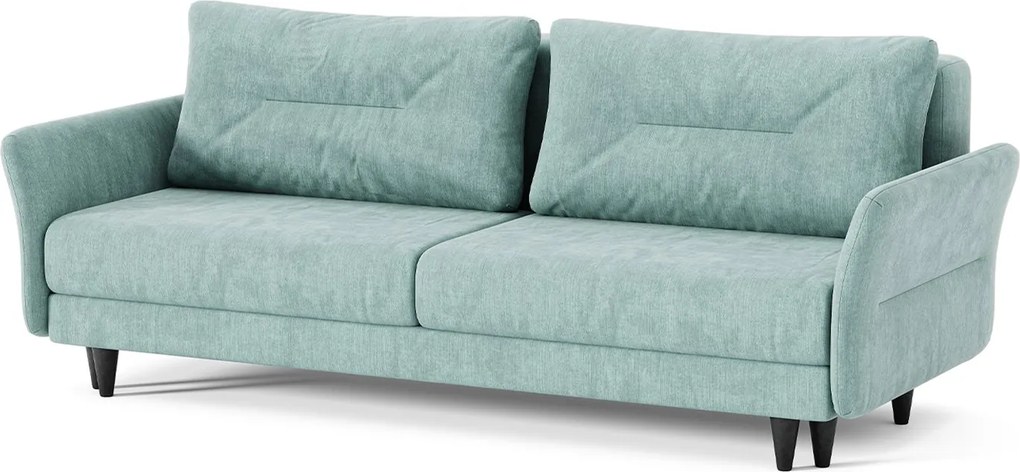 Canapea lemn masiv extensibilă Lima, 213 × 100 × 81 cm