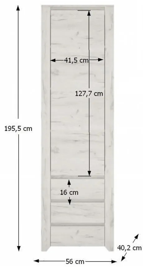Dulap cu rafturi Adamus Typ 10 1D3S. 788458