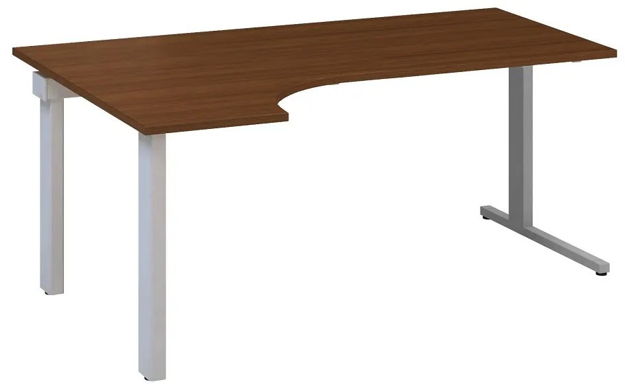 Birou ergonomic ProOffice C 180 x 120 cm, stanga, nuc