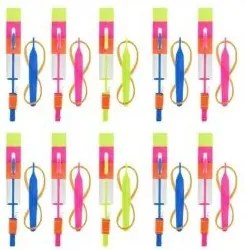 Set 5 Prastie Luminoasa cu Elice - Distractie si Culoare in Aer Liber