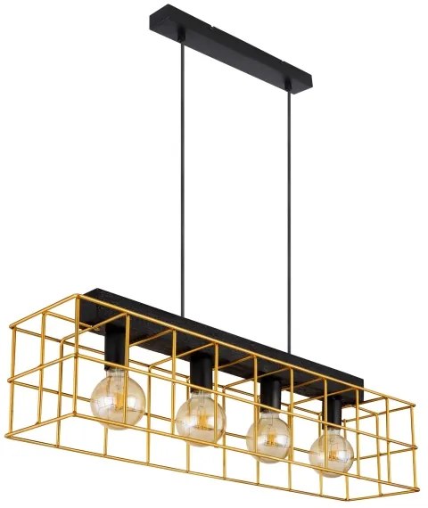 Globo 15530B-4H - Lustră pe cablu MERRIL 4xE27/60W/230V