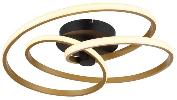 Lustră LED aplicată Globo 67183-40G GLYXAR LED/40W/230V