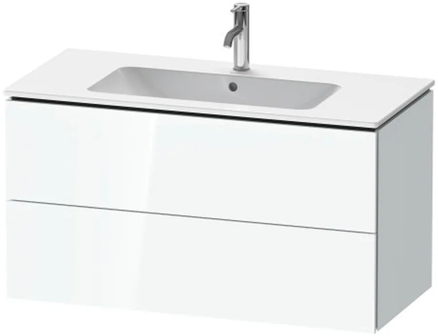 Duravit L-Cube dulap 102x48.1x55 cm dulap atârnat sub chiuvetă alb LC624208585