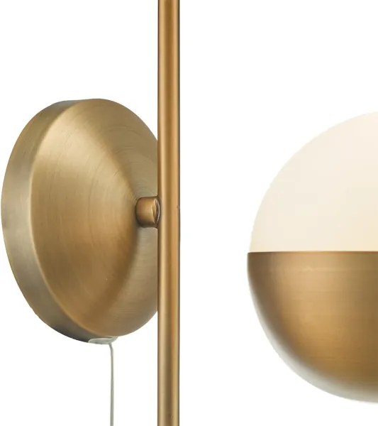 Där Lighting AND0742 - Aplică de perete ANDRE 1xE14/11W/230V alamă