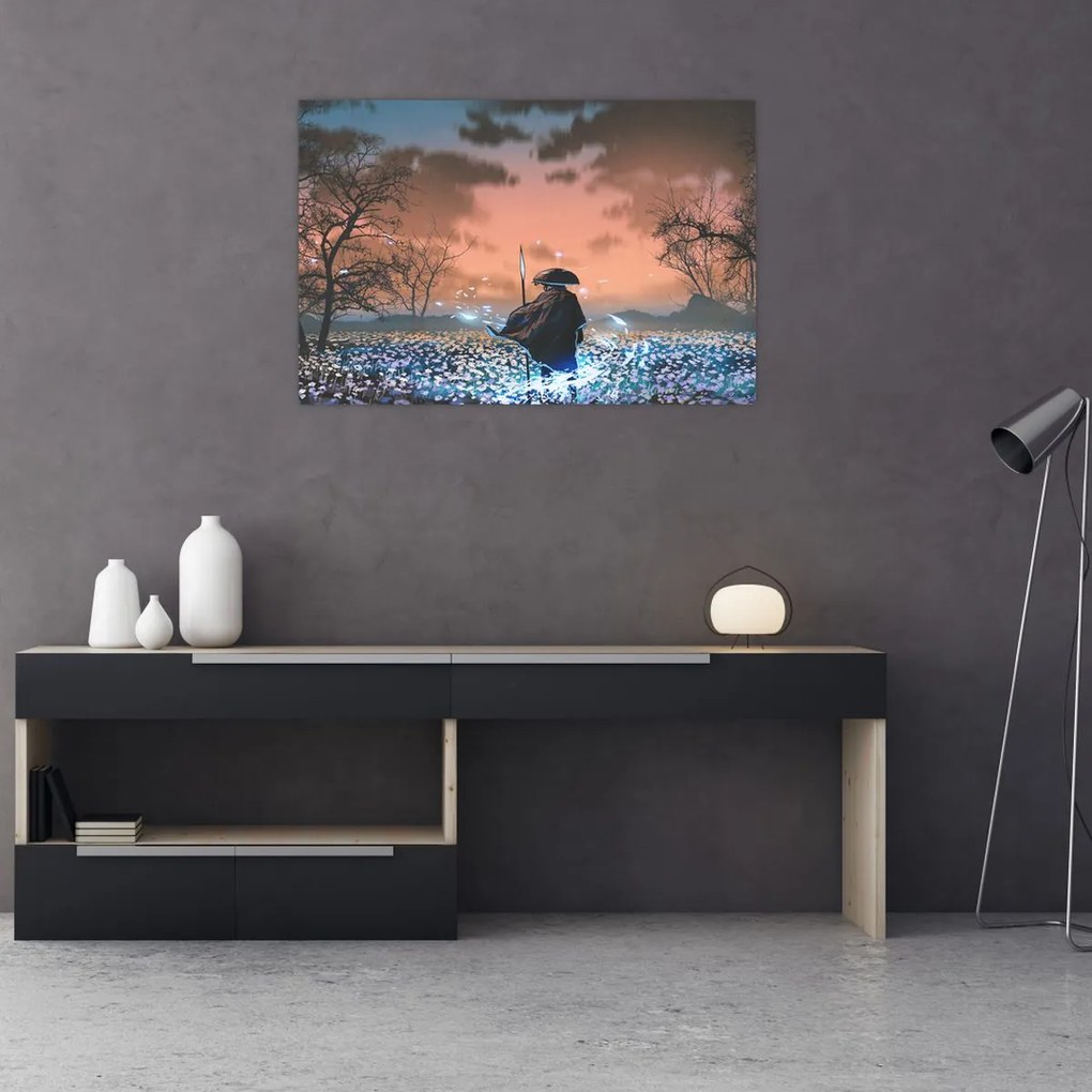 Tablou - Ilustrație a unui războinic (90x60 cm)