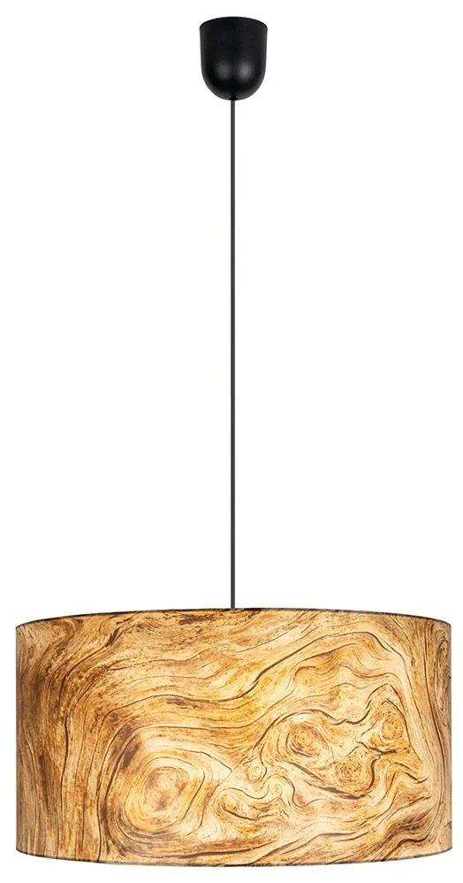 Lustră pe cablu AXEL 1xE27/60W/230V bej/maro d. 35 cm