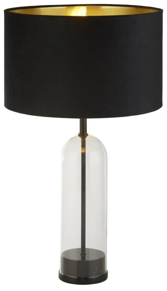 Veioza/Lampa de masa design decorativ Oxford negru