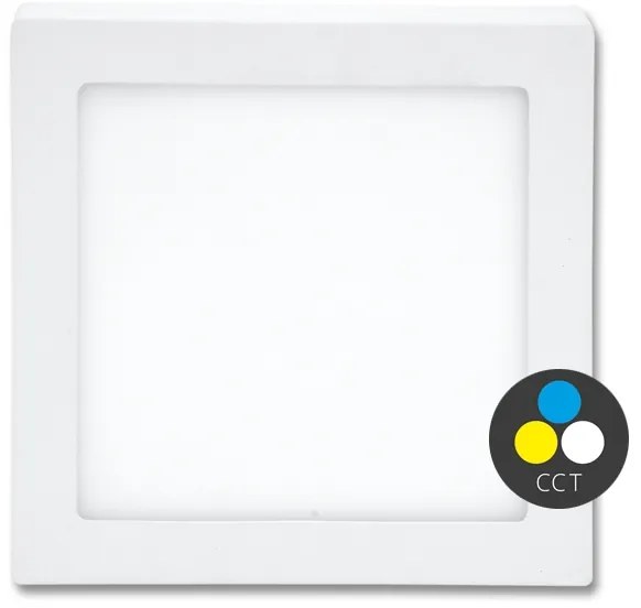 Ecolite LED-CSQ-CCT/18W/BI - Plafonieră LED RAFA 18W/230V albă