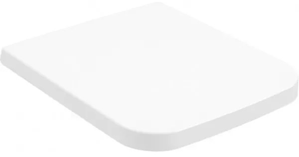 Capac WC, Villeroy&amp;Boch Finion, cu inchidere lenta, Stone White, 9M88S1RW