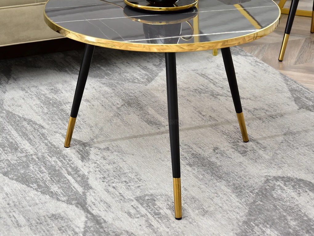 Măsuță de cafea Zoya Xl (grafit + negru). 1111717