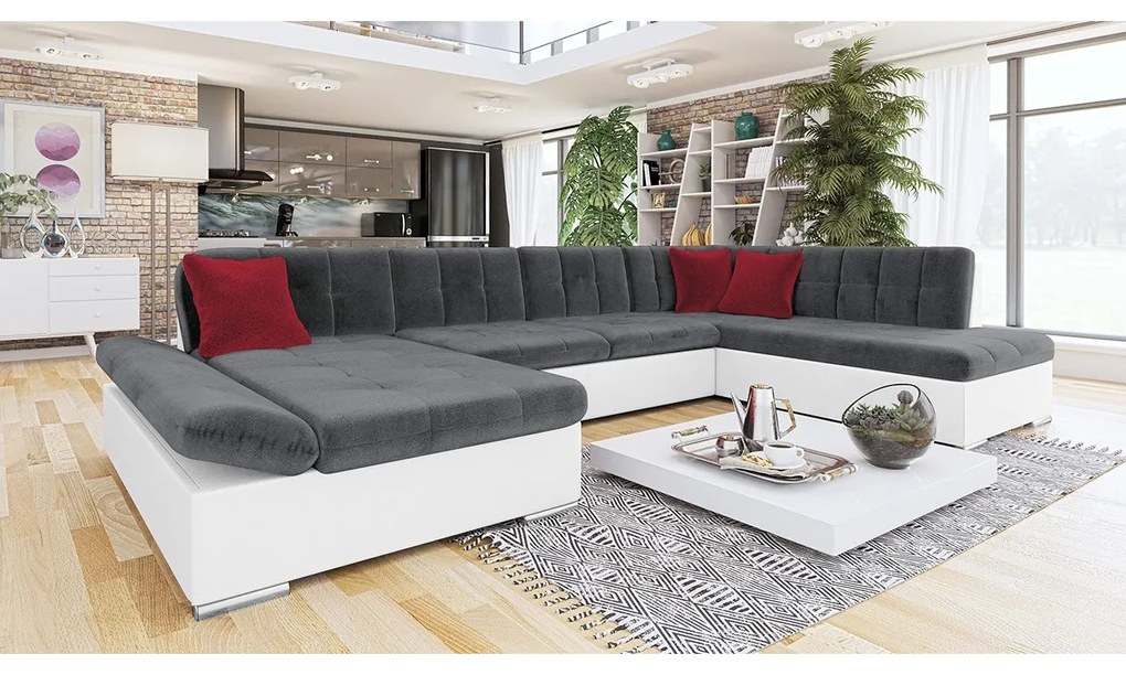 Canapea de colț Calla (S) U (Soft 017 + Kronos 22 + Kronos 02). 1058823