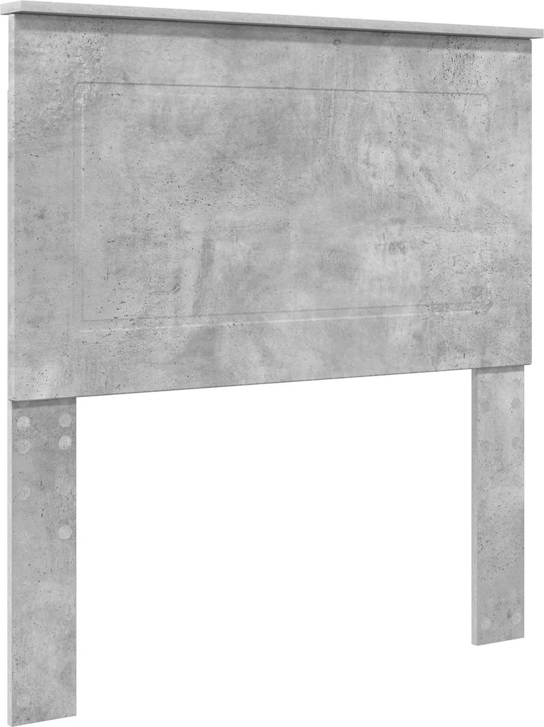 vidaXL Tăblie cap Gri Beton Lemn prelucrat