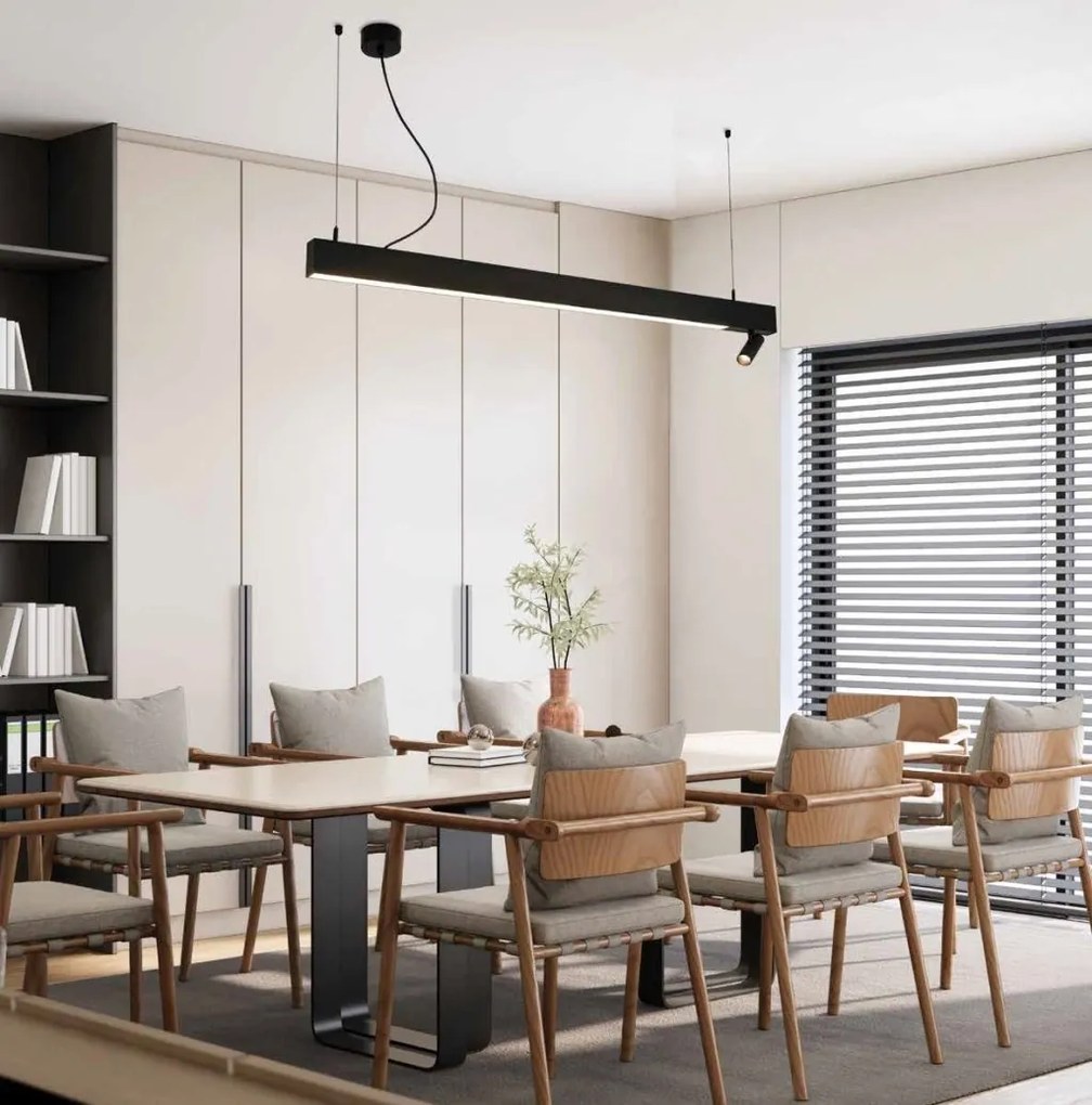Lustra LED suspendata design liniar Lynton 7+32W
