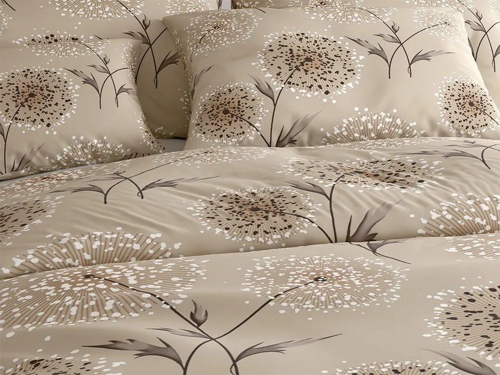 Lenjerie de pat din polibumbac PAMPELINO POLY maro deschis Dimensiune lenjerie de pat: 70 x 90 cm | 140 x 220 cm