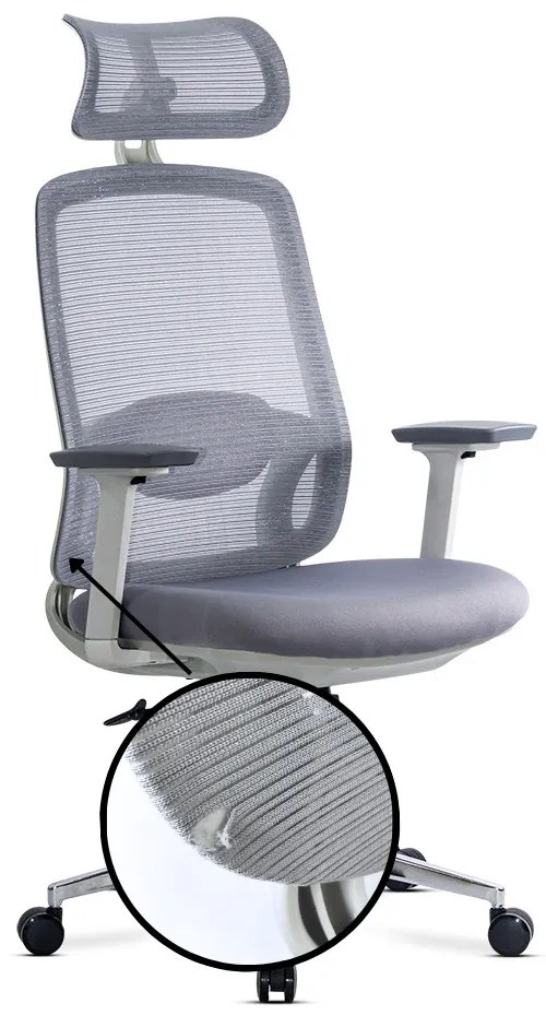 RESIGILAT - Scaun ergonomic OFF 403 gri