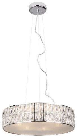 Lustră pe cablu MAXLIGHT P0236 DIAMANTE 5xG9/42W/230V d. 38 cm crom