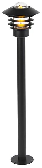 Lampă modernă de exterior neagră 100 cm IP44 - Prato