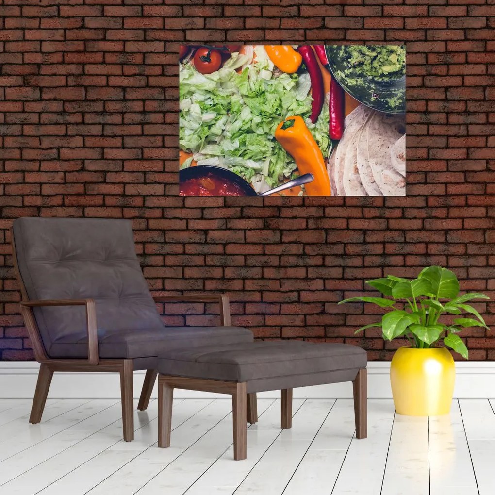 Tablou cu legume (90x60 cm)