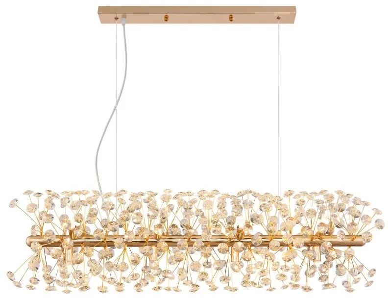 Lustra suspendata design elegant KATRINA L-90cm auriu 64135H4 GL