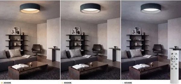 Brilagi - LED dimabil VELVET SM. VARI 36W/230V 3000–6500K Ø 55 cm verde + telecomandă
